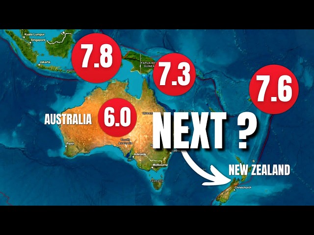 SOMETHING BIG IS SHIFTING!⚠️M6 hits AUSTRALIA after 3 violent quakes ! NEW ZEALAND next?