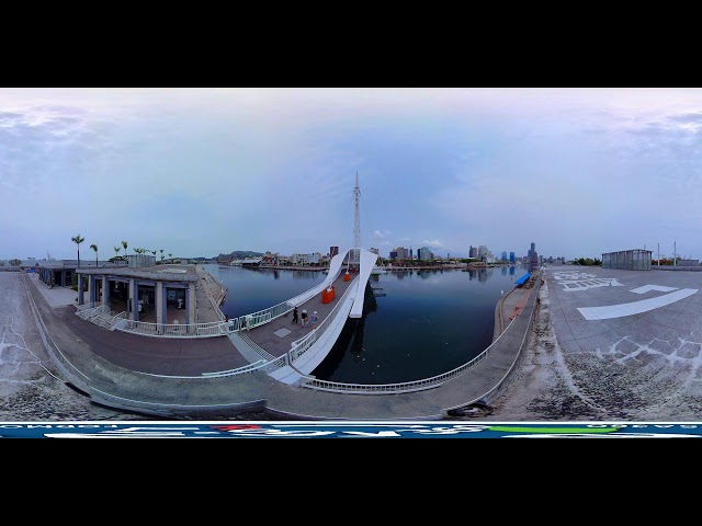 【Live】高雄港 #大港橋 360 4K 全景即時影像 #360看見台灣 #formosa360