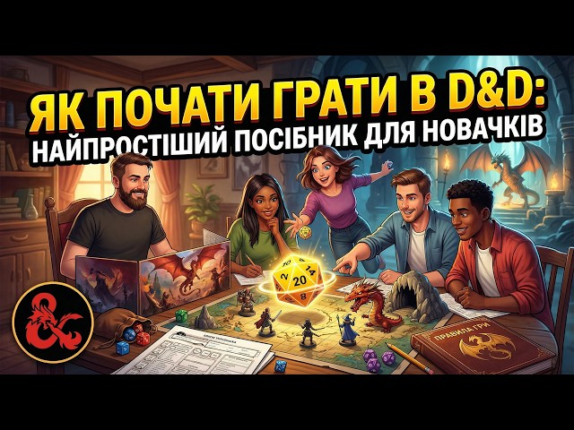 D&D для новачків: Як почати грати в Підземелля і Дракони?
