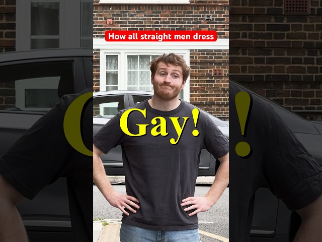 Straight Men | #men #fashion #mensfashion #parody #comedy #funny #skit #sketch #shirts #shacket #lol