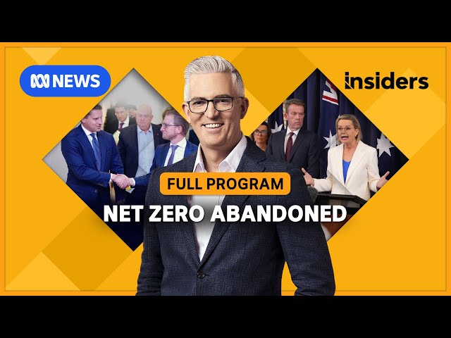 Liberal party abandons net zero by 2050 climate target | ABC News | Insiders