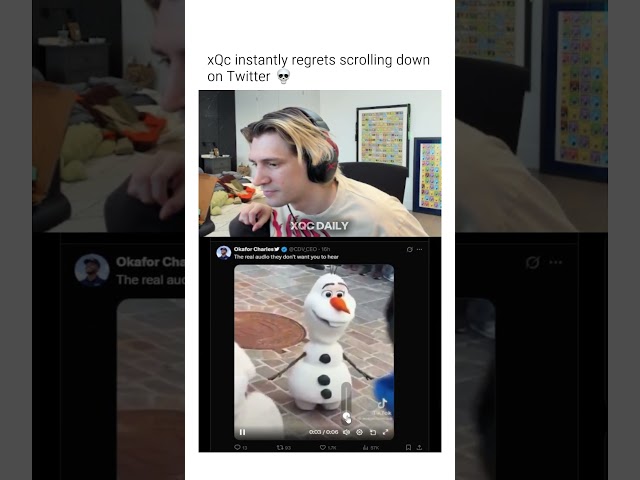 xQc Instantly REGRETS Scrolling On Twitter 💀