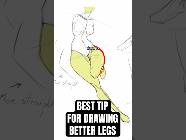 BEST TIPS for Drawing BETTER LEGS for Your Characters!!