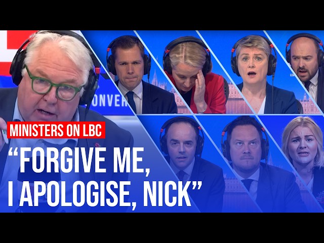 All the times minsters couldn't answer Nick Ferrari's questions in 2025 | LBC