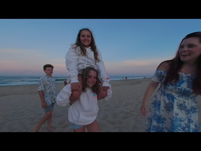 VR180 FAMILY - Fisher Beach Violet Birthday (Rodanthe, North Carolina)