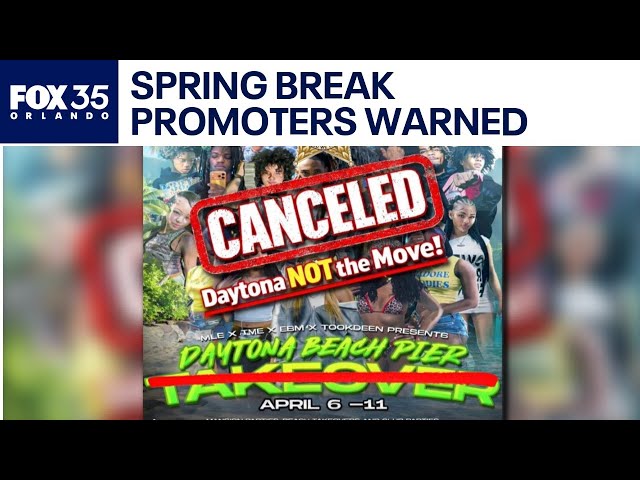 Volusia County warns Spring Break promoters to stop before legal action is taken