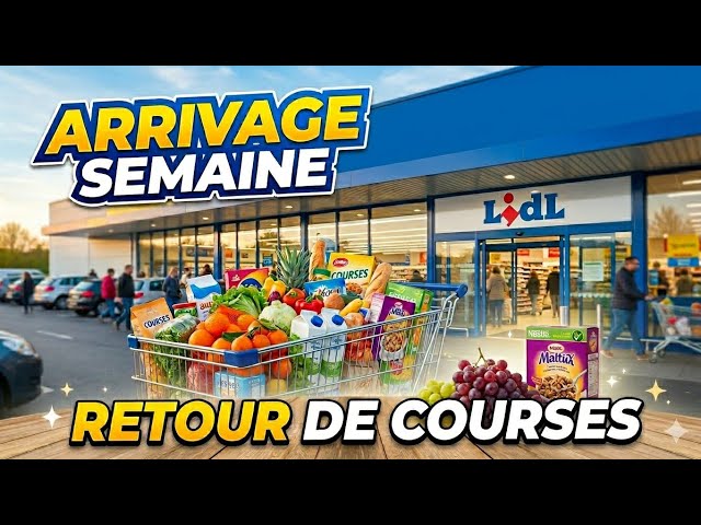 ALERTE PÉPITES CHEZ LIDL ✨ + Retour de courses et Frigo Tour! 