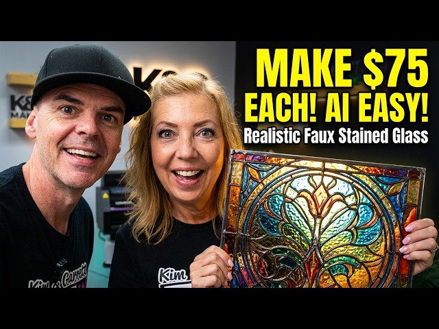 AI + UV Printing = Realistic Stained Glass in Minutes (Not Years)
