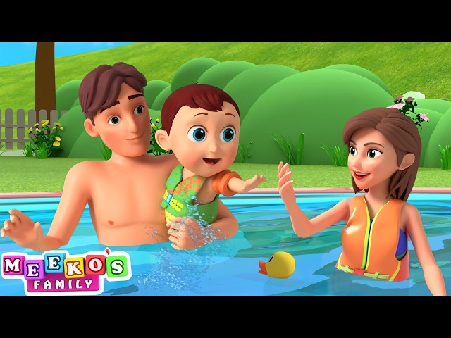 🔴 Let's Go Swimming Song - Family Fun Songs by Meeko's Family