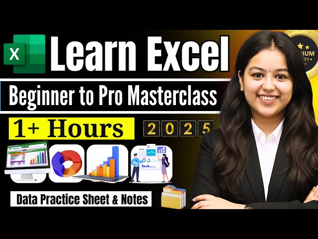 Excel Mastery in 90 Minutes | Complete Excel Course in One Video