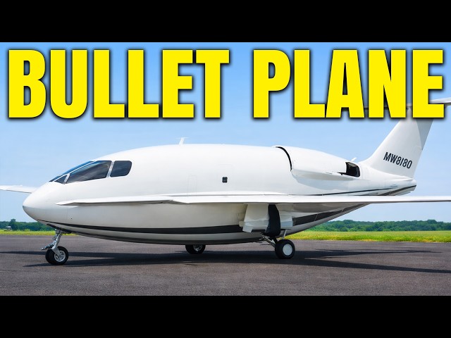 Why This Bullet-Shaped Plane Flies Like a Private Jet