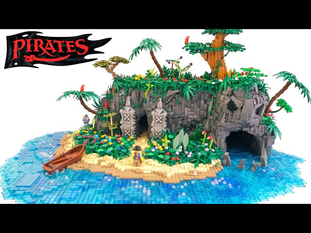 TIMELAPSE: LEGO Skull Island MOC