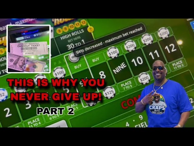 Making A Massive Comeback In Bubble Craps! (Part 2)
