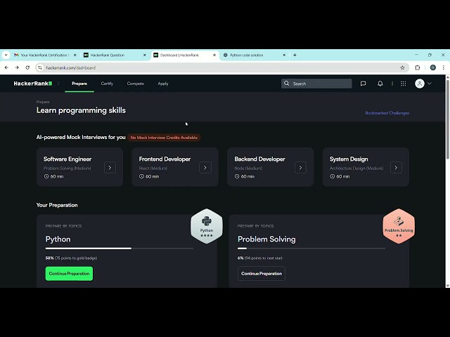 software Engineer HackerRank Test