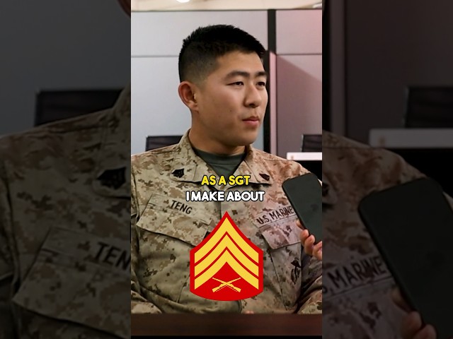 How much a Sgt in the Marine Corps Reserve gets paid! 🤯