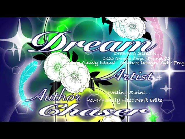 Drawing & Writing Live Stream | 43: Creature Design- Cat Frog / First Draft Edits