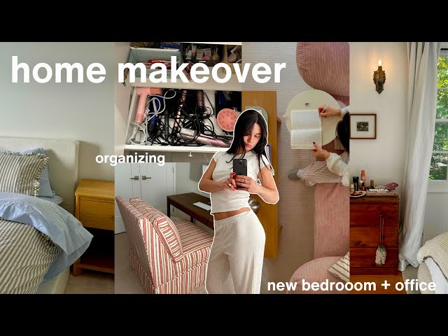 full house makeover✨ cleaning, organizing + re-decorate with me