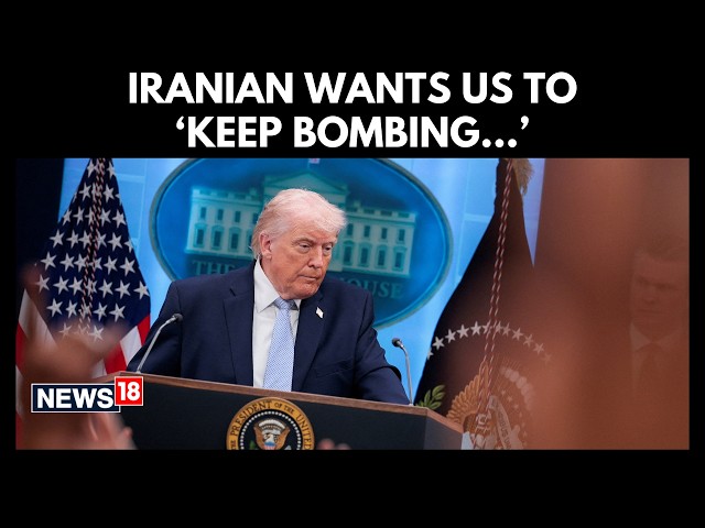 Donald Trump’s Shocking Claim About Iranians | “Keep Bombing Us...” They Say | Israel U.S | N18G