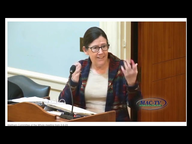 CotW 3/6/23- MBTA Communities- Vidal "A lot of business could sell their lots"