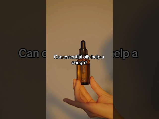 Use caution when using essential oils for cough relief.