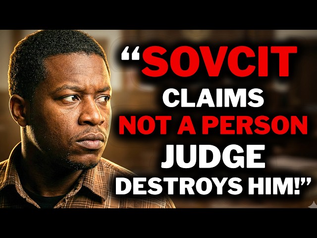 Sovereign Citizen “I’m Not A Person” Defense… Judge DESTROYS It