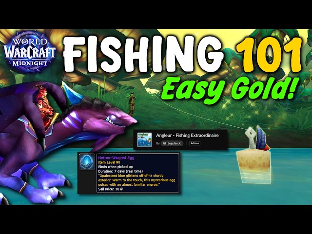 WoW Midnight Fishing Guide: Best Gold Farm + Secret Mount Drops!