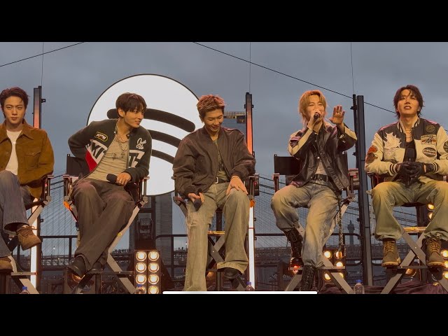 260323 BTS Q&A Part 2 Spotify Swimside Live Concert Fancam BTS