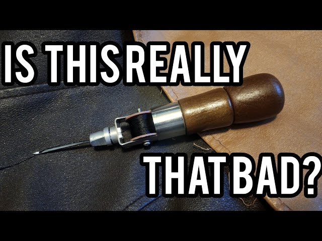 Reviewing the WORST Rated Sewing Awl / Hobby Lobby Sewing Awl