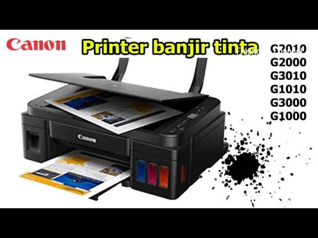 Canon G2010 Printer Ink Flood Problem, Overflowing Ink Disposal