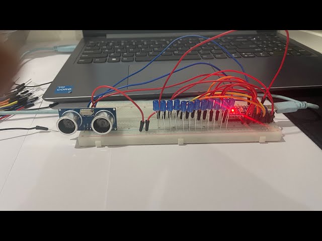 Making of Chaser LED Circuit using Arduino Nano