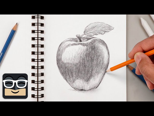 How to Draw a Realistic Apple | Step by Step Sketch Tutorial