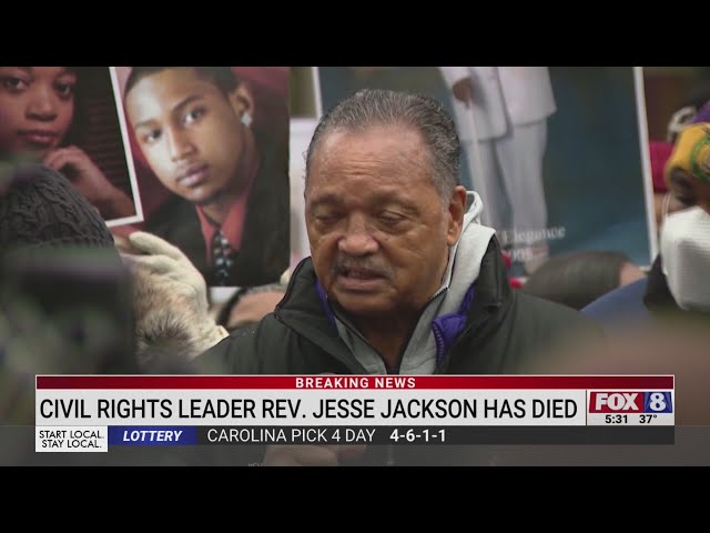Civil rights leader Rev. Jesse Jackson dies at 84