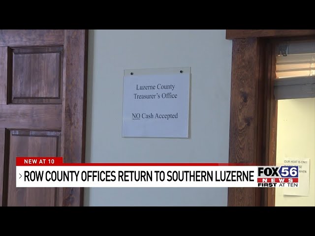 Luzerne County brings county row services back to Hazleton
