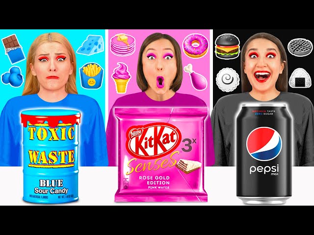 Food of The Same Colors Challenge | Crazy Kitchen Situations by PaRaRa Challenge