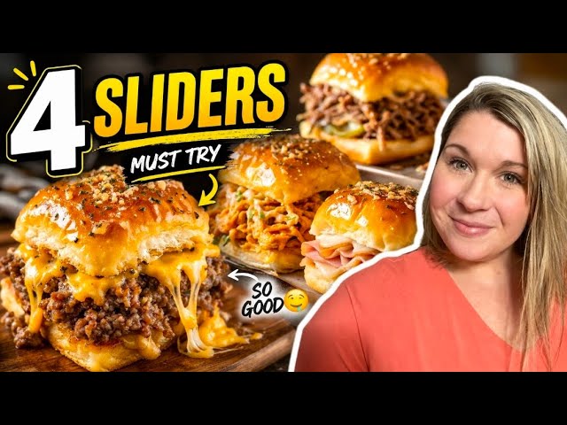 These 4 Slider Recipes Are ADDICTIVE! | In Loving Memory of Momma Mel 