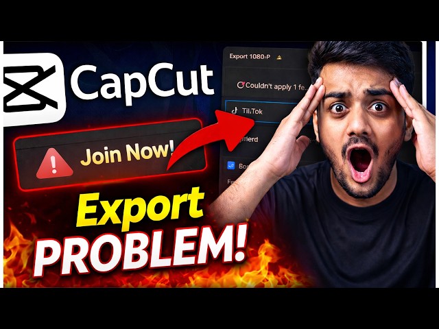 👉 CapCut Export Problem Fix PC | Join Now Error Solve 2026 (100% Working)