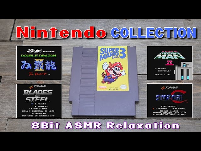ASMR - NES Video Game Collection Pt 1 - Whispers, Mouth Sounds, Relaxing
