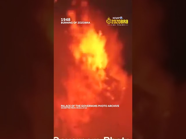 Zozobra - 1948 Burning of Zozobra #zozobra