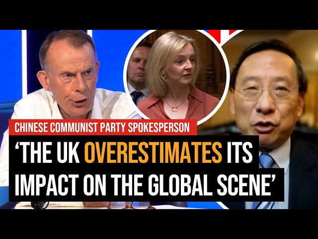 Is China a threat? Andrew Marr questions CCP spokesperson