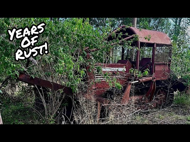 Will it START? OLD Bulldozer ABANDONED in the Bush for YEARS!