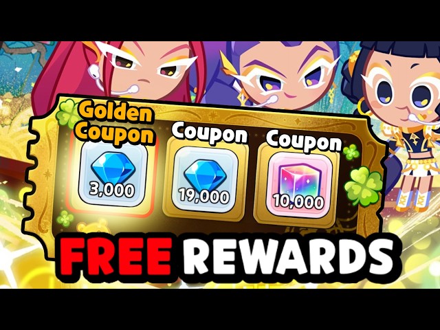 The first GOLDEN coupon code FOR YOU. (Happy redeeming everyone!💖)