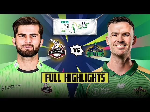 Multan Sultans Vs Lahore Qalandars | Full Highlights | Match #11 | tapmad | PSL26 | HBL PSL 11