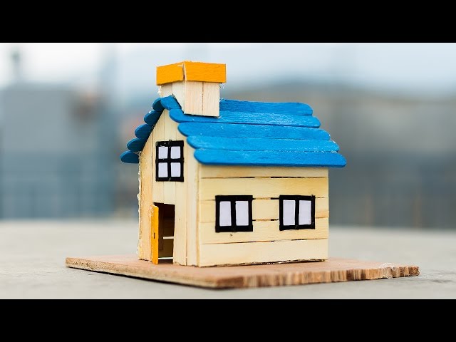 How To Make A Popsicle Stick House