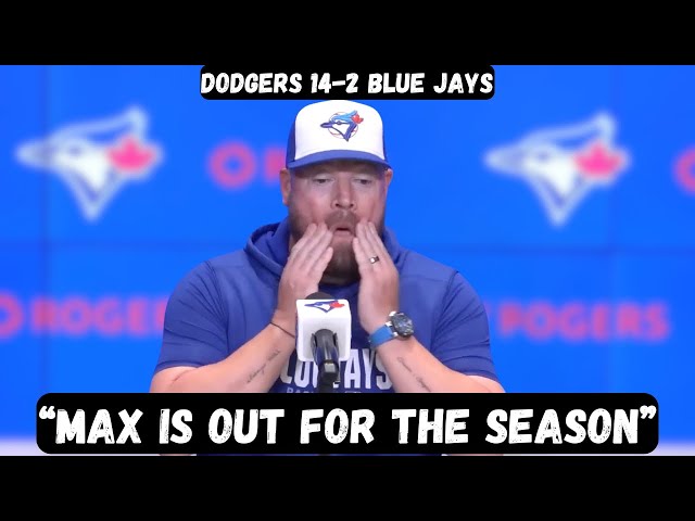John Schneider ANNOUNCES Scherzer is DONE for the season - Postgame Interview - Dodgers vs Blue Jays