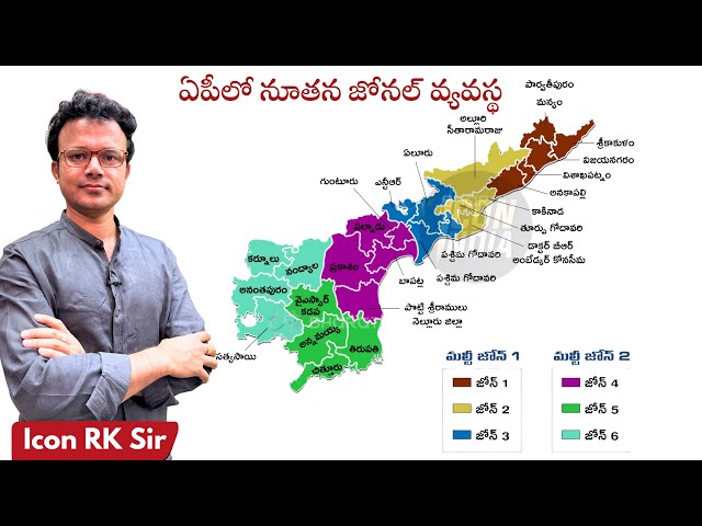 New zonal system in Andhra Pradesh | Icon RK Sir | ICON INDIA