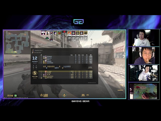 FACEIT CS2 - 10B with the strong performance in the lost