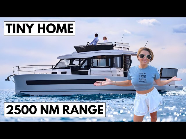 UNDER $650K POCKET TRAWLER 🤩 Northman 1300 Motor Yacht Tour for the Great Loop