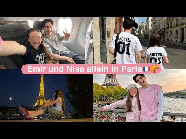 EMIR AND NISA ALONE IN PARIS🇫🇷🥐🤭*we have a problem*