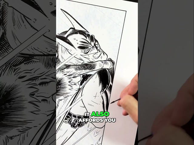 The Art of Inking  Tips to Refine Your Approach #inking #penandink #brush #comicinking #comicbooks