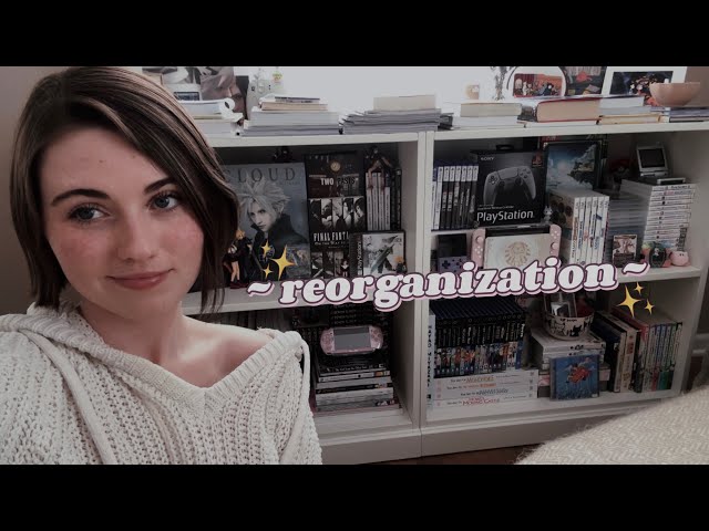 I reorganized my gaming collection ~ (vlog) chatting, updates, & a new gameboy 